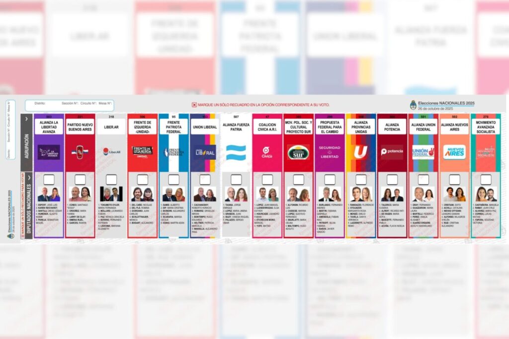 Cómo es la Boleta Única de Buenos Aires que se usa en las elecciones 2025 imagen-5