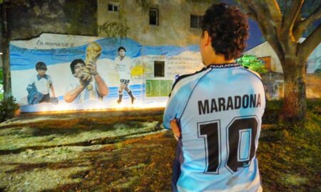 El cumpleaños de Diego Maradona se festejará con otro mural en Posadas El cumpleaños de Diego Maradona se festejará con otro mural en Posadas imagen-10