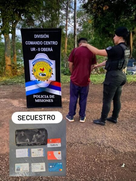 Volvió a delinquir a menos de 24 horas de recuperar la libertad y terminó nuevamente detenido en Oberá imagen-66