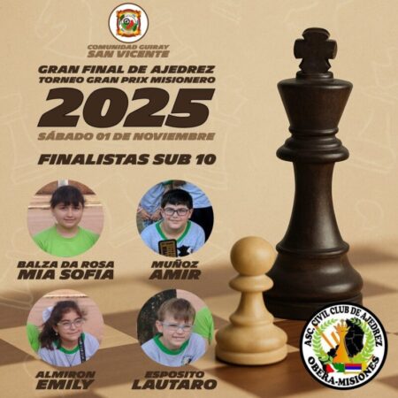 Ajedrecistas obereños buscarán el título en la Final Provincial de Misiones Ajedrecistas obereños buscarán el título en la Final Provincial de Misiones imagen-67