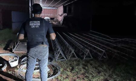 Insólito robo en Apóstoles: recuperan torre de TV de 48 metros en un taller imagen-7