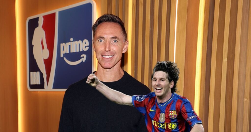 Fue MVP dos veces de la NBA y tiene una insólita deuda hace 15 años con Messi: Steve Nash con Olé Fue MVP dos veces de la NBA y tiene una insólita deuda hace 15 años con Messi: Steve Nash con Olé imagen-4