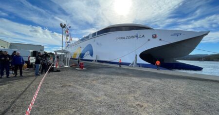 El ferry eléctrico más grande del mundo unirá Buenos Aires con Colonia y una imponente terminal cambiará Puerto Madero El ferry eléctrico más grande del mundo unirá Buenos Aires con Colonia y una imponente terminal cambiará Puerto Madero imagen-10