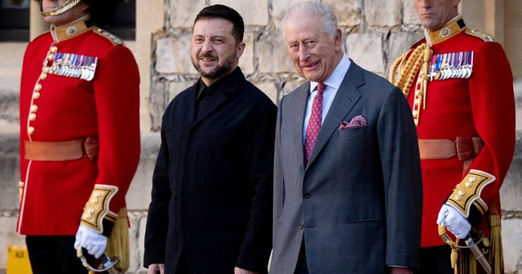 En una importante muestra de apoyo, Carlos III recibe a Zelenski con honores de Estado en Windsor En una importante muestra de apoyo, Carlos III recibe a Zelenski con honores de Estado en Windsor imagen-4