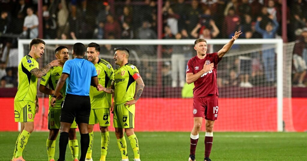 Lanús da la cara por el fútbol argentino y jugará la final de la Copa Sudamericana contra Mineiro tras vencer a la U. de Chile con un gol polémico Lanús da la cara por el fútbol argentino y jugará la final de la Copa Sudamericana contra Mineiro tras vencer a la U. de Chile con un gol polémico imagen-5