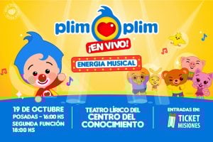 Ticket Misiones | Con millones de seguidores, Plim Plim trae a Posadas su aclamado espectáculo «Energía Musical» imagen-8