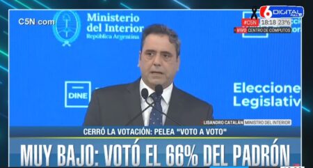 Con el 66%, fue la participación más baja desde el regreso de la democracia en una elección legislativa Con el 66%, fue la participación más baja desde el regreso de la democracia en una elección legislativa imagen-5