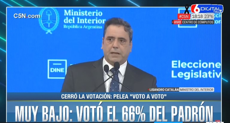 Con el 66%, fue la participación más baja desde el regreso de la democracia en una elección legislativa Con el 66%, fue la participación más baja desde el regreso de la democracia en una elección legislativa imagen-4