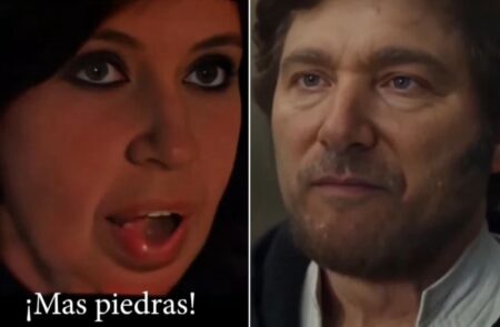 Javier Milei parodió una película de Star Wars: él como el héroe que se enfrenta a Cristina Kirchner y a la prensa imagen-13