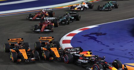 GP de Singapur: McLaren fue bicampeón de constructores después de 34 años pero Piastri y Norris se tocaron y prometen guerra por el título imagen-7