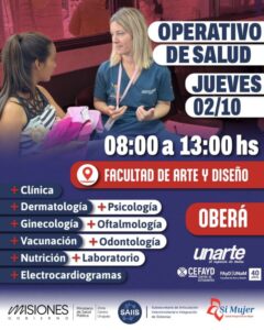 Salud en clave estudiantil: operativo integral en la Facultad de Arte y Diseño imagen-4