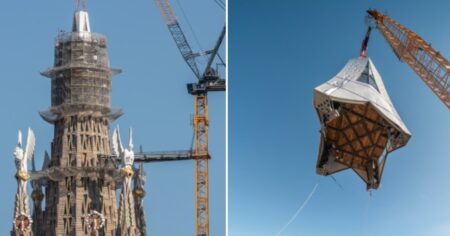 La Sagrada Familia de Barcelona se convirtió en la iglesia más alta del mundo La Sagrada Familia de Barcelona se convirtió en la iglesia más alta del mundo imagen-10