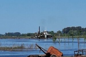 Comenzó la obra: el Gobierno reactivó un dragado clave contra las inundaciones en Buenos Aires imagen-2