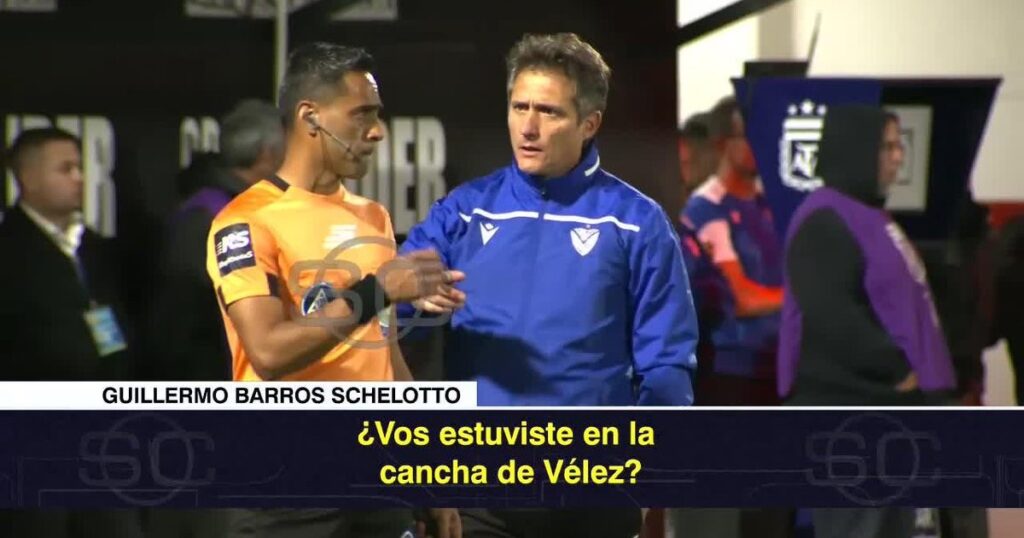 El divertido cruce de Guillermo Barros Schelotto con un árbitro en la cancha de Riestra imagen-5