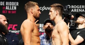 ¿A qué hora pelea De Ridder vs. Brendan Allen HOY por el UFC Fight Night en Vancouver? Horarios por país, cartelera, dónde ver EN VIVO y todo sobre los combates imagen-4