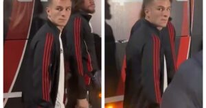 El caliente cruce de miradas de Galoppo con un hincha de River: «No estás en Banfield…» El caliente cruce de miradas de Galoppo con un hincha de River: "No estás en Banfield..." imagen-2