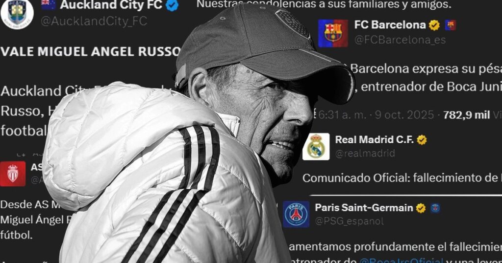 Del Real Madrid hasta el Auckland City: los mensajes de los equipos del exterior en honor a Miguel Russo imagen-45