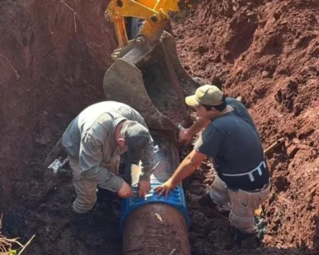 Se restableció el servicio de agua en Jardín América imagen-13