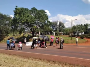 Colonia Delicia: reclamo vecinal con interrupción del tránsito en la Ruta 12 imagen-1