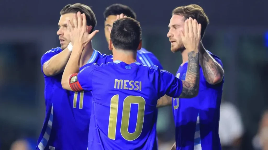 Argentina y una goleada a Puerto Rico en un amistoso con Lionel Messi y varios debuts: reviví lo mejor - TyC Sports imagen-5