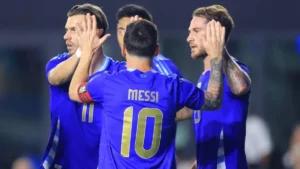 Argentina y una goleada a Puerto Rico en un amistoso con Lionel Messi y varios debuts: reviví lo mejor - TyC Sports imagen-1