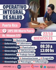 Puerto Rico y 25 de Mayo: operativos integrales de salud Puerto Rico y 25 de Mayo: operativos integrales de salud imagen-40