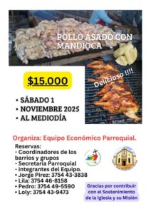 Gran Venta de Pollo Asado con Mandioca para Sostener la Misión Parroquial Gran Venta de Pollo Asado con Mandioca para Sostener la Misión Parroquial imagen-72