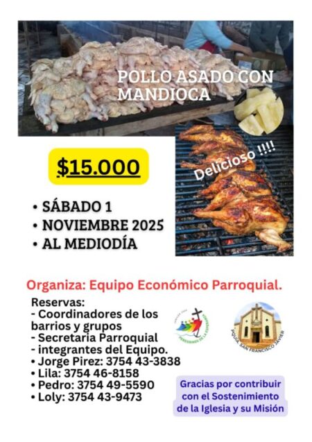 Gran Venta de Pollo Asado con Mandioca para Sostener la Misión Parroquial Gran Venta de Pollo Asado con Mandioca para Sostener la Misión Parroquial imagen-8