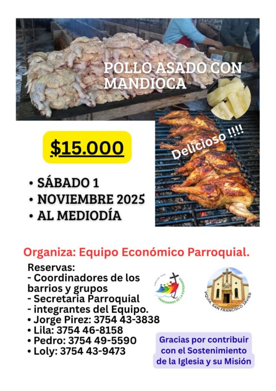 Gran Venta de Pollo Asado con Mandioca para Sostener la Misión Parroquial imagen-66