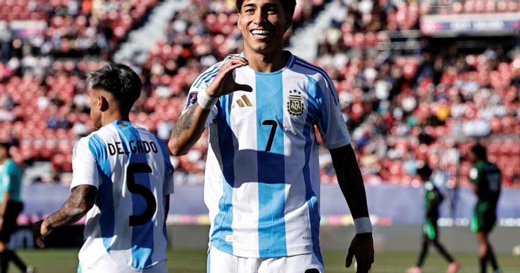 Maher Carrizo post goleada de la Selección Sub 20: "Hoy se me dio" imagen-37