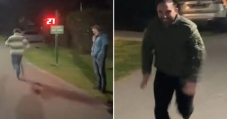 Unos amigos corrieron frente a un radar de velocidad y el video ya tiene millones de reproducciones imagen-12