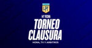 Hora, TV y árbitros: así se juega la fecha 14 del Clausura imagen-2