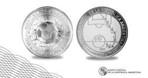 El Banco Central lanzó una moneda en conmemoración al gol de Maradona frente a Inglaterra en el Mundial 1986 imagen-1