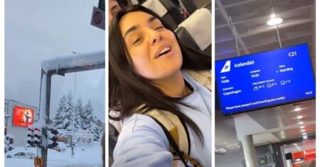 Ángela Leiva quedó varada en Islandia por una fuerte tormenta de nieve: “Cinco horas arriba del avión” Ángela Leiva quedó varada en Islandia por una fuerte tormenta de nieve: “Cinco horas arriba del avión” imagen-12