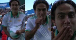 Dybala celebró su gol en La Roma con un gesto especial y una confesión Dybala celebró su gol en La Roma con un gesto especial y una confesión imagen-2
