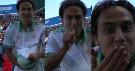 Dybala celebró su gol en La Roma con un gesto especial y una confesión Dybala celebró su gol en La Roma con un gesto especial y una confesión imagen-13