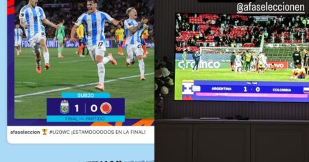 Lionel Messi y Dibu Martínez celebraron la clasificación de la Selección Argentina a la final del Mundial Sub 20 imagen-5
