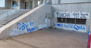 Operativo para el clásico platense: mayor cuidado por pintadas imagen-3