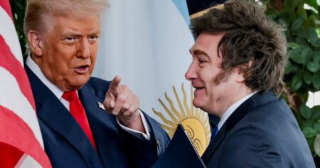 Javier Milei y sus medidas, EN VIVO: Bullrich aseguró que el apoyo de Trump a Milei es incondicional y destacó la compra de pesos del Tesoro de Estados Unidos imagen-21