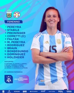 Fútbol: Yamila Rodríguez fue titular en el triunfo argentino Fútbol: Yamila Rodríguez fue titular en el triunfo argentino imagen-1