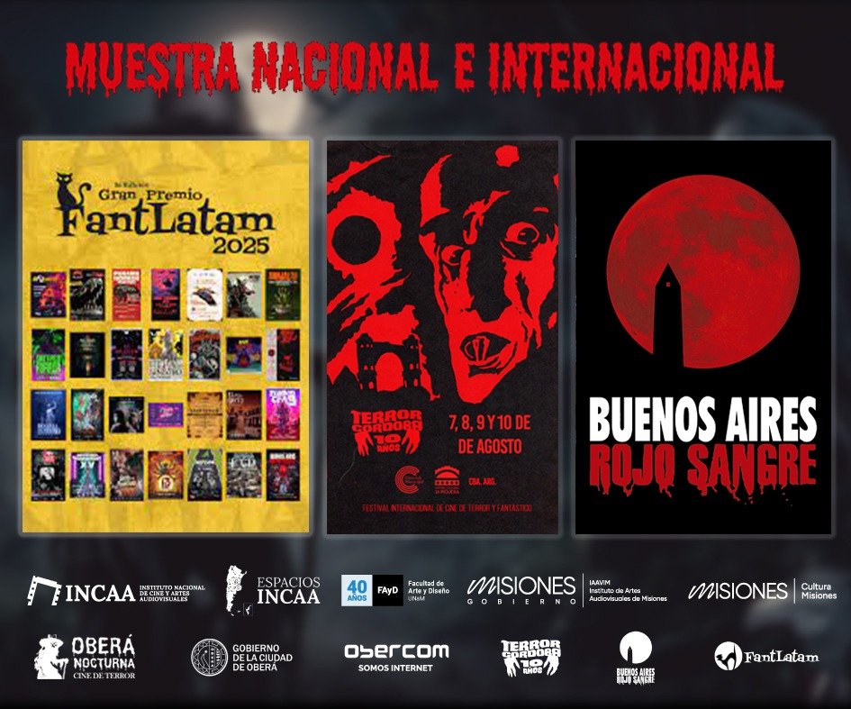 Oberá Nocturna 2025 reunirá a los grandes festivales del cine de terror y presentará estrenos nacionales Oberá Nocturna 2025 reunirá a los grandes festivales del cine de terror y presentará estrenos nacionales imagen-77