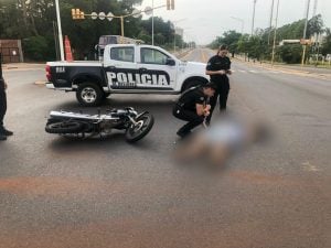 Posadas: un motociclista resultó herido tras un choque con un colectivo imagen-120