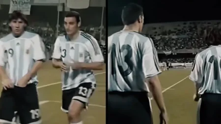 ¡Casi 20 años después! Messi y Scaloni se reencuentran con Angola – TyC Sports ¡Casi 20 años después! Messi y Scaloni se reencuentran con Angola - TyC Sports imagen-11