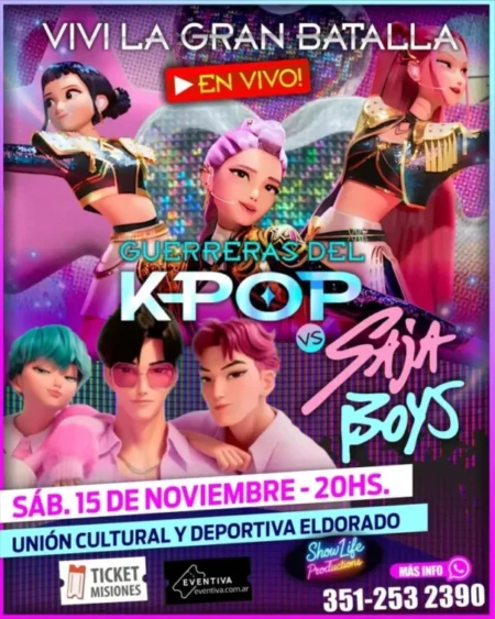 El fenómeno del K‑Pop llega a Eldorado con un espectáculo inspirado en la película más vista de Netflix imagen-10
