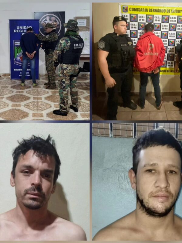 Recapturaron al homicida “Dente”: tercer evadido en volver al calabozo en Bernardo de Irigoyen Recapturaron al homicida “Dente”: tercer evadido en volver al calabozo en Bernardo de Irigoyen imagen-5
