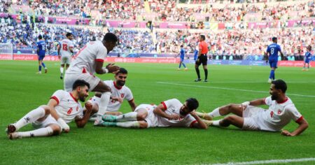A horas de confirmarse como rival de Argentina, Jordania consiguió un triunfo clave en la Copa Árabe imagen-10