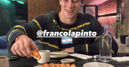 Las vacaciones de Franco Colapinto en Argentina: recital de Airbag, pádel con Tevez y sushi con Bizarrap imagen-14