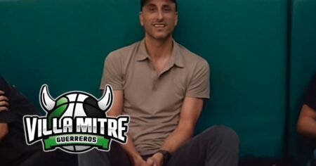 Un espectador dorado en la Liga Nacional: Manu Ginóbili, presente para ver a Villa Mitre imagen-15