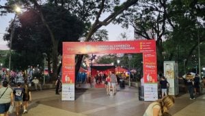 Comerciantes y visitantes viven la tercera jornada gastronómica de Posadas Mágica en la plaza San Martín imagen-12