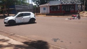 Motociclista resultó lesionado tras un siniestro vial en la Chacra 252 de Posadas imagen-9